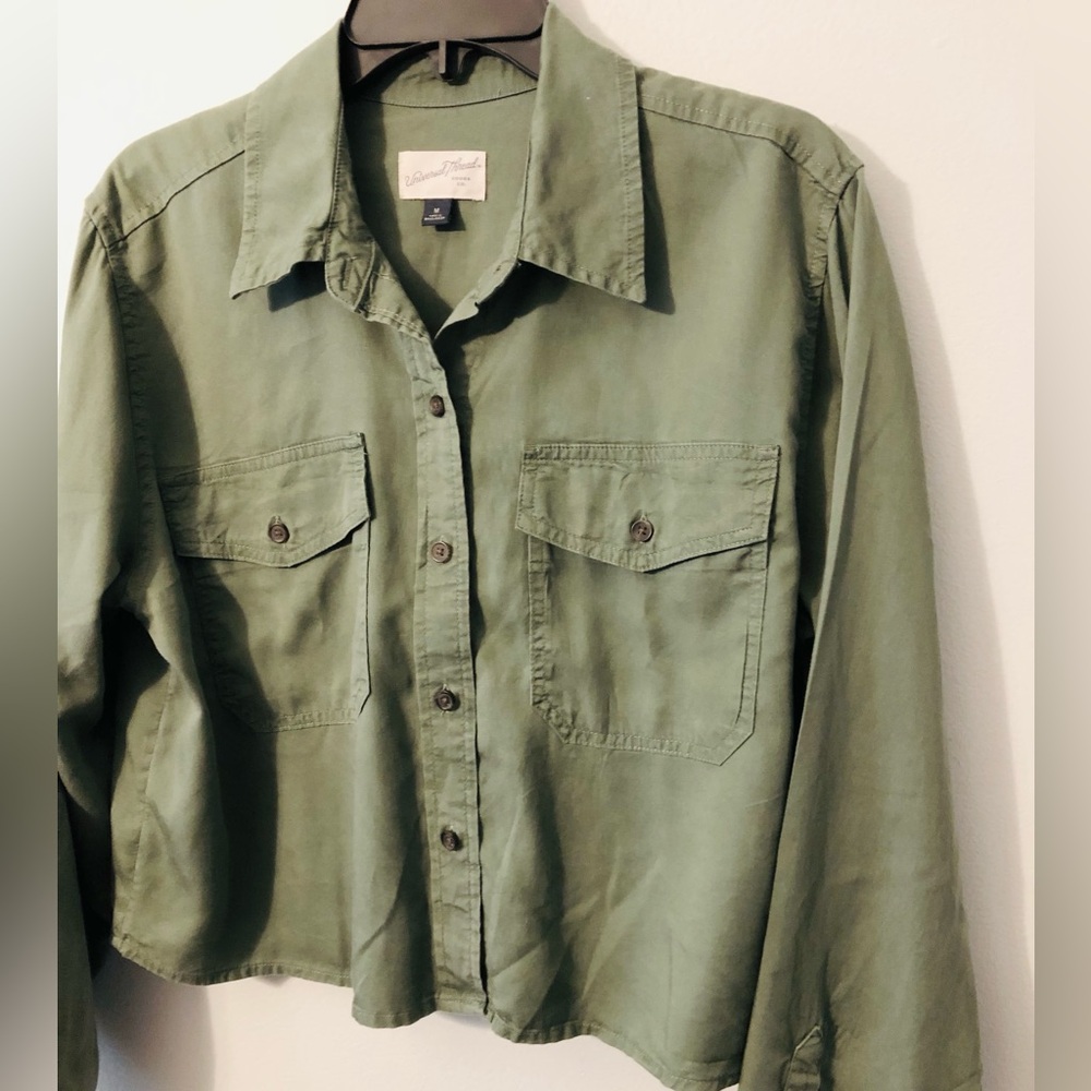 Universal Thread Lyocell Utility Shirt - Picture 2 of 4
